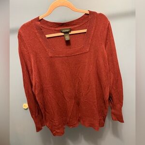 Lane Bryant Women's Rust Sweater